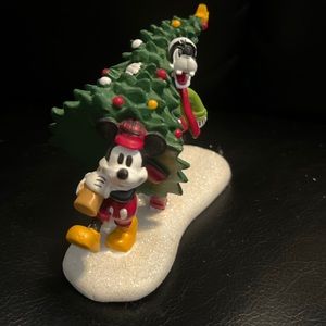 St Nicholas Square Disney Mickey & Goofy Tree Shopping Village Accessory